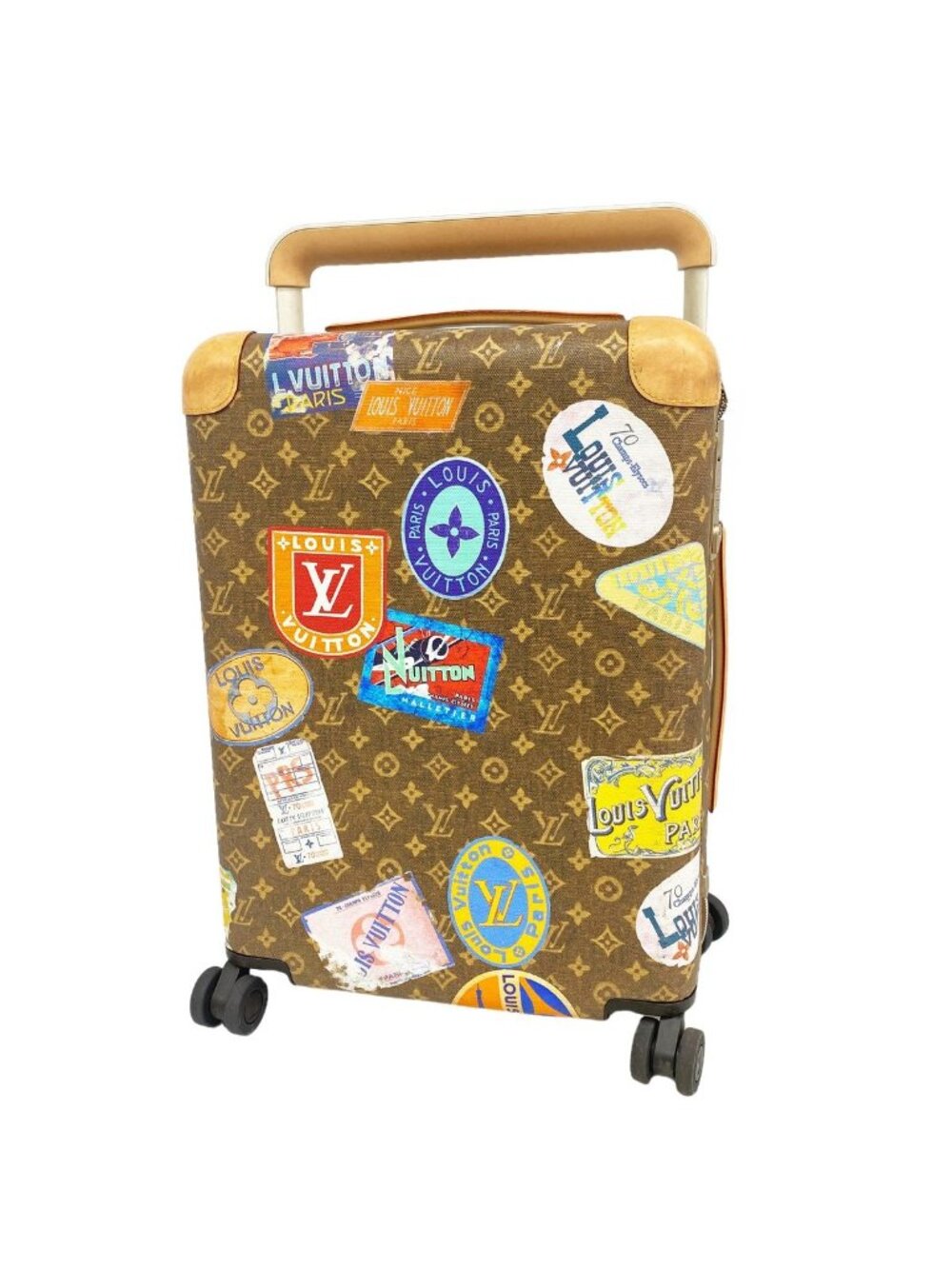 Louis Vuitton Travel Bag Monogram Horizon 55 Print Brown Multicolor